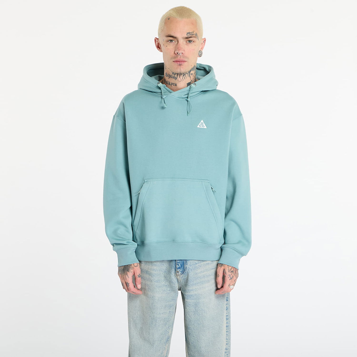 Sweatshirt Nike ACG ACG Tuff Fleece Pullover Hoodie Turkis | DZ3392-017, 0