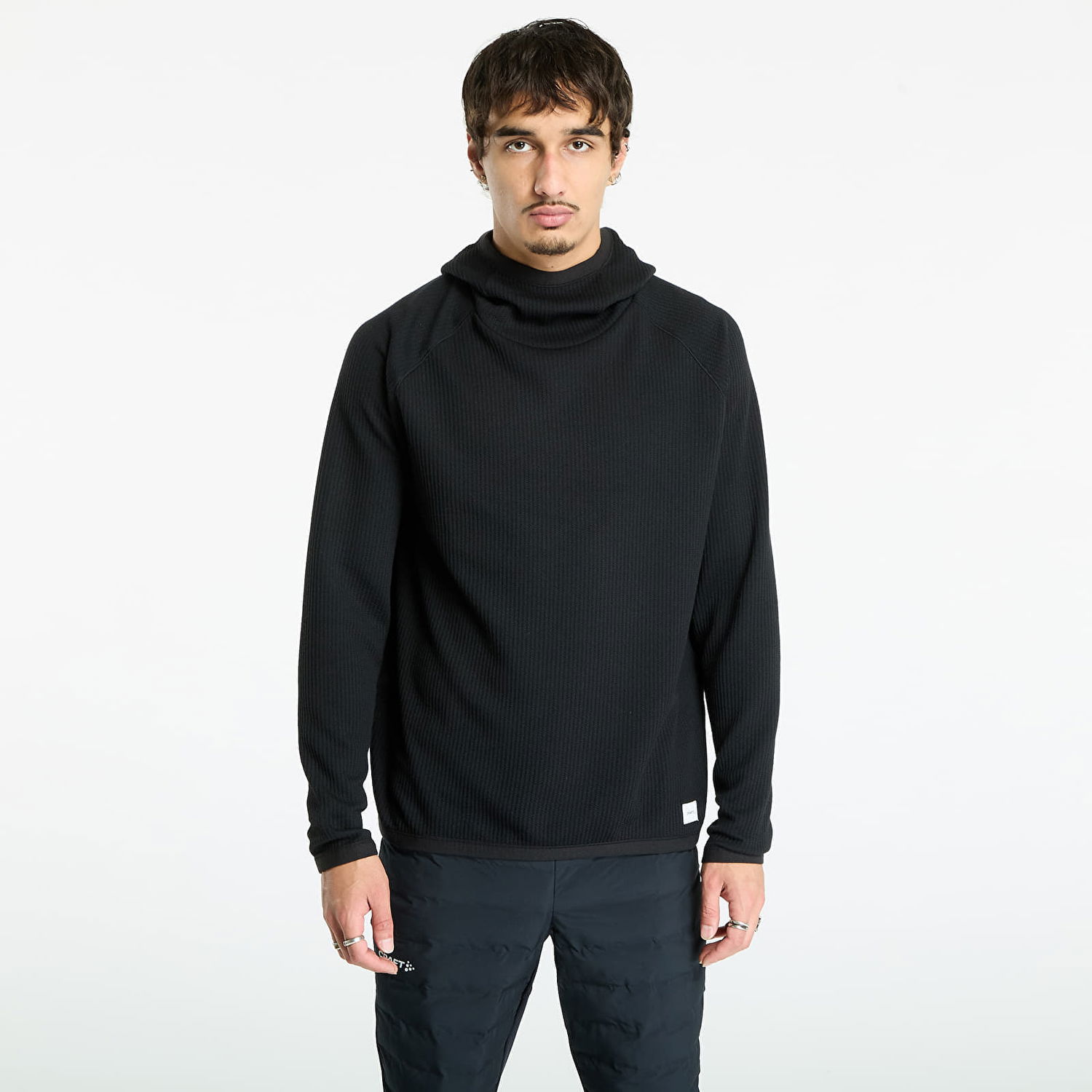 Sweatshirt Craft Craft Grid Hoodie Sort | 1916667-999000, 0