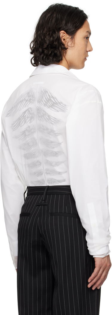 Skjorte Jean Paul Gaultier Jean Paul Gaultier 'The Tattoo Poem' Shirt Hvid | 25/34-U-CH093-C586-0001, 2