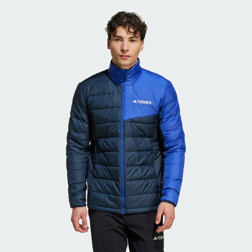 Puffer jakke adidas Performance Terrex Multi Light Down Jacket Blå | JD8397