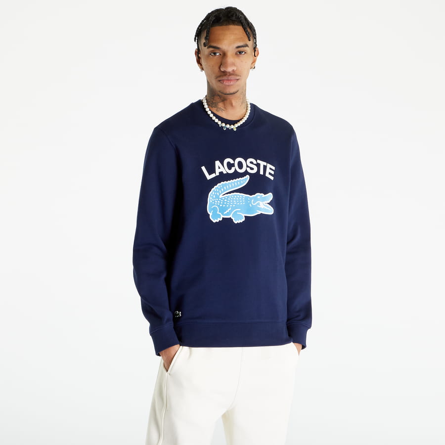 Sweatshirt Lacoste Sweatshirt Mørkeblå | SH9689 166, 0