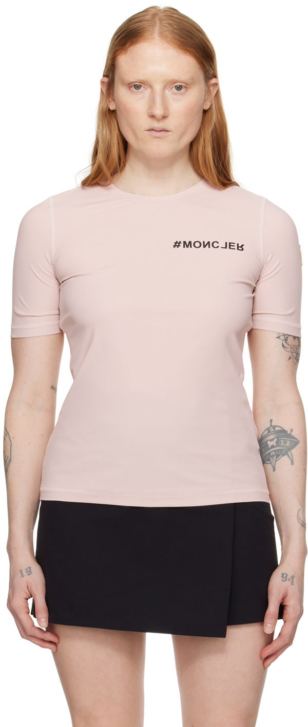 T-shirt Moncler Maglia T-Shirt Lyserød | J10988C00003829JP