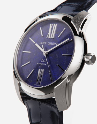 Ur Dolce & Gabbana Dg7 Watch in Steel with Lapislazuli Blå | WWFE1SWW063B0958, 1