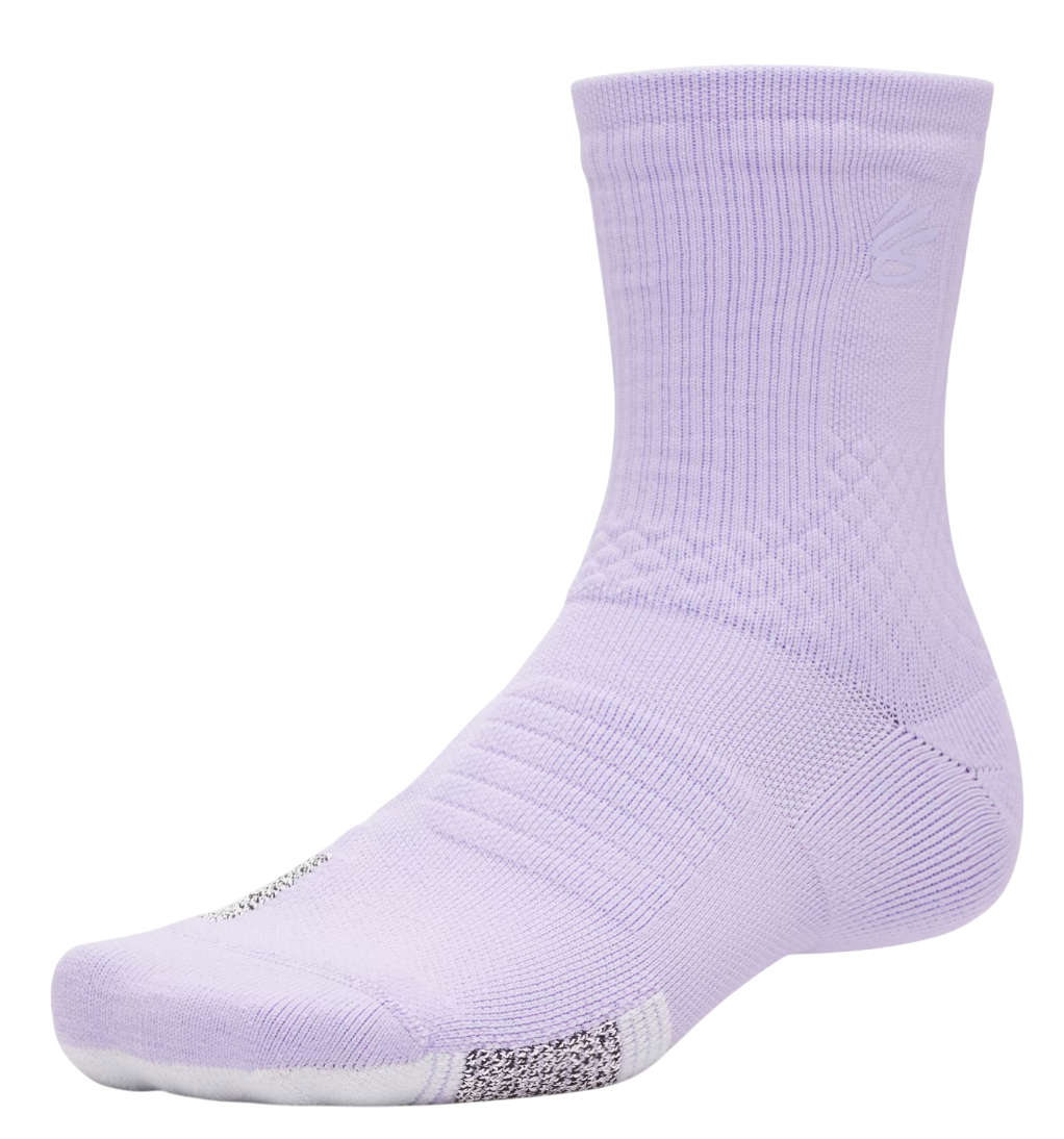 Sokker Under Armour Curry AD Playmaker Mid Crew Socks Lilla | 1376231-538, 1