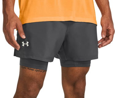Shorts Under Armour UA LAUNCH 5'' 2-IN-1 SHORTS-GRY Sort | 1382640-025, 0