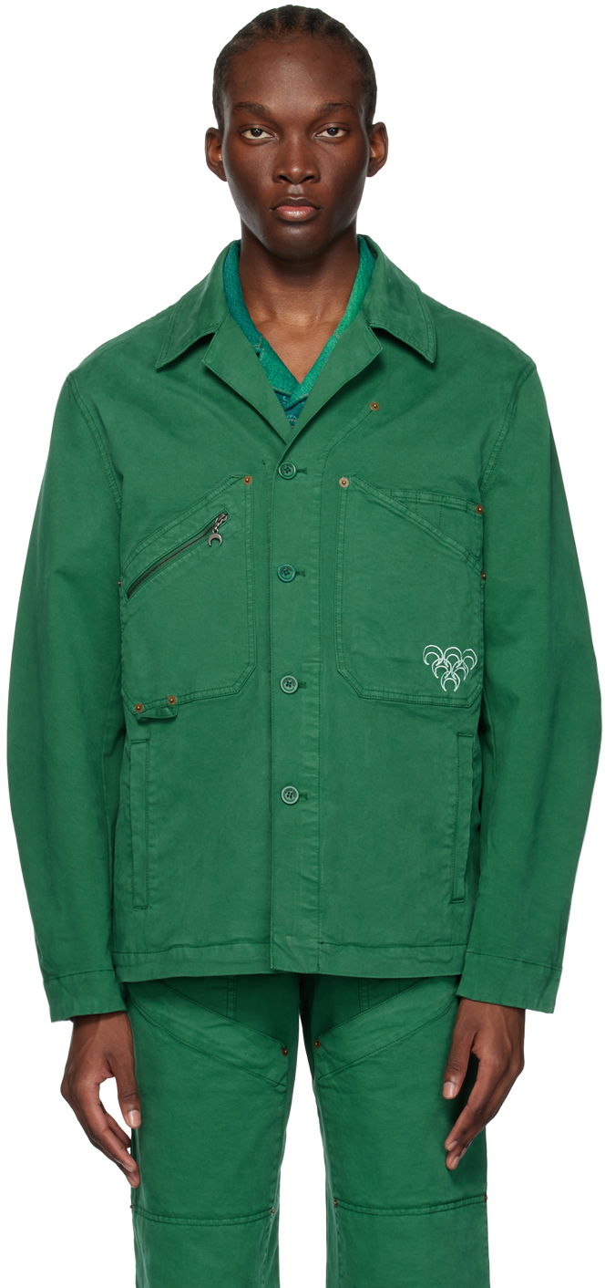 Vindjakke Marine Serre Workwear Jacket Grøn | J106SS23X, 0