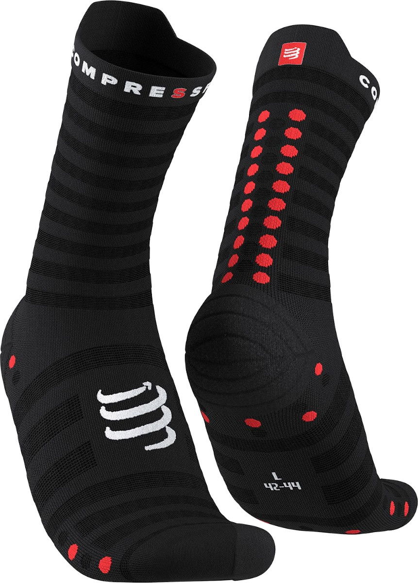 Sokker Compressport Pro Racing Socks v4.0 Ultralight Run High Socks Sort | xu00050b-906, 0