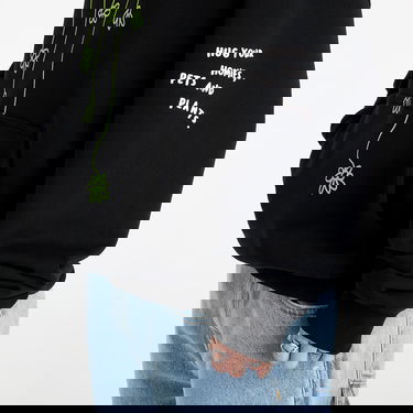 Sweatshirt Footshop Black Spiritual Gangster Print Hoodie Sort | FTSHP_390, 7