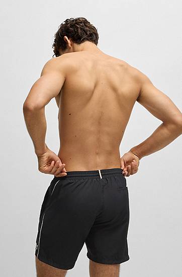 Badetøj BOSS BOSS Quick-Drying Swim Shorts with Contrast Details Sort | 50514429, 1
