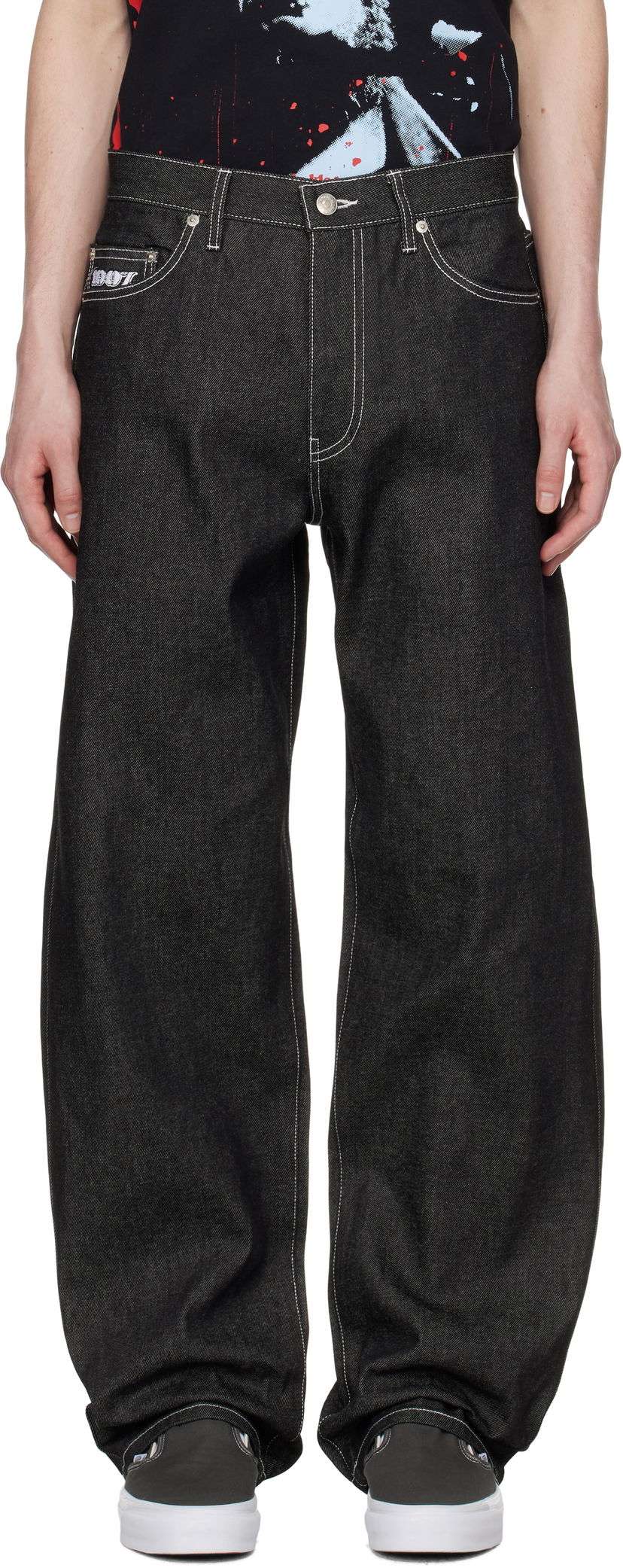 Jeans Awake NY Awake NY Five Pocket 100 Jeans Sort | AWK-SP25-PA002
