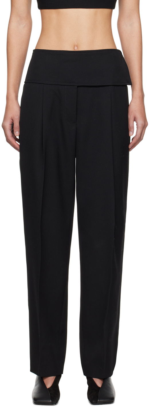 Bukser Jil Sander Belted Trousers Sort | J52KA0008_J40002