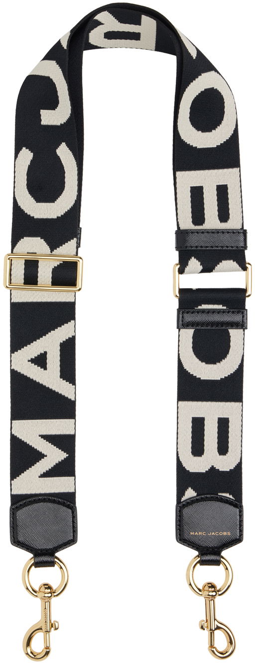 Bælter Marc Jacobs Marc Jacobs 'The Logo Webbing' Shoulder Strap Sort | 2S3SST013S02, 0