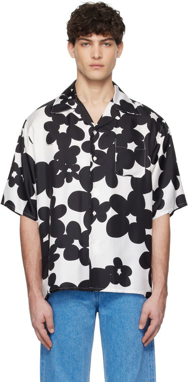 Skjorte Marni Marni Dillies Print Shirt Hvid | CUMU0213S4 UTSG26, 0