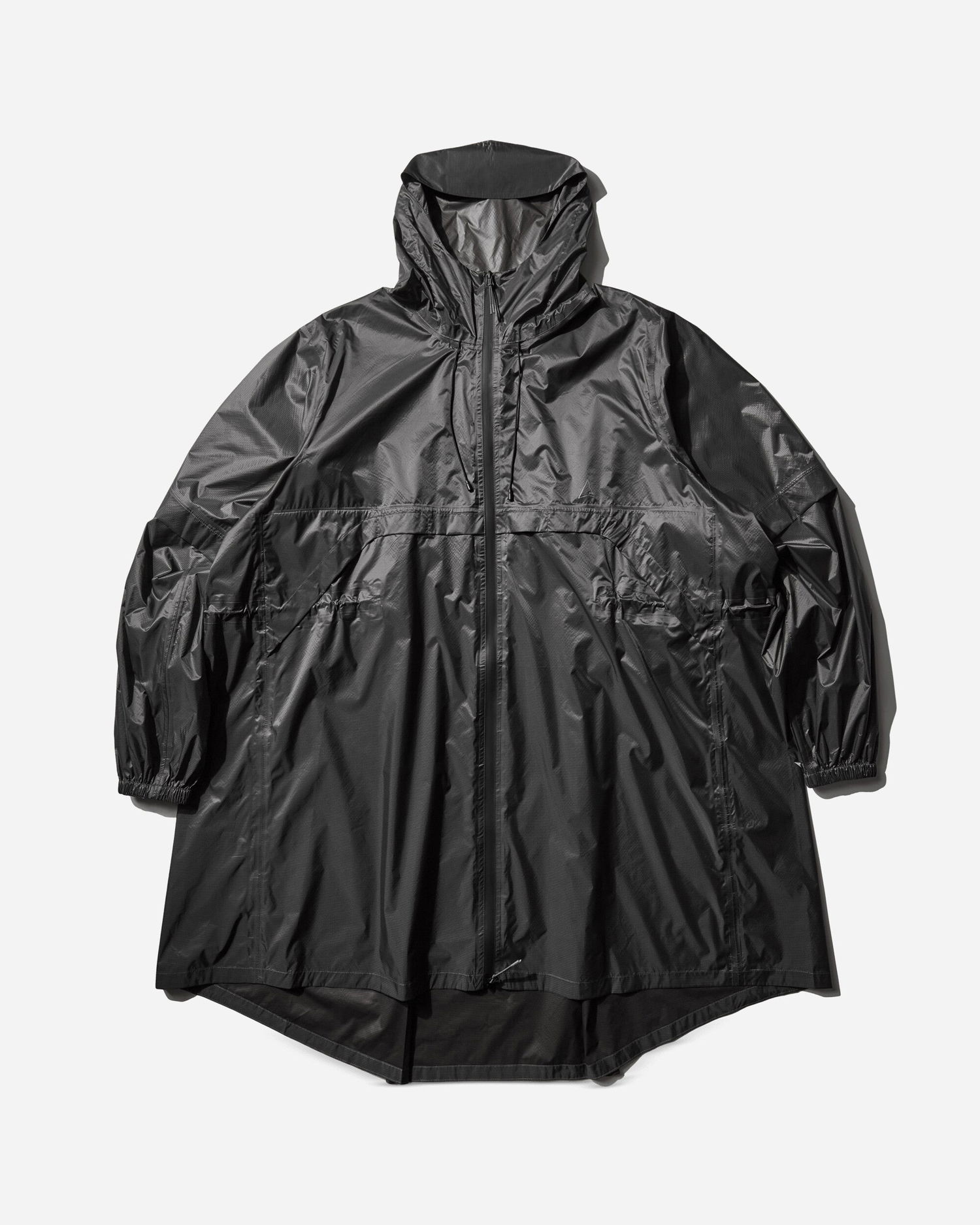 Regnfrakke ROA Packable Grid Rain Coat Sort | RBMW0503FA337 GRY0003, 1