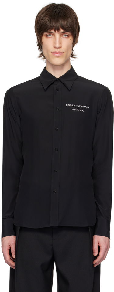 Skjorte Stella McCartney Stella McCartney Robot Shirt Sort | 6201053DS210, 0