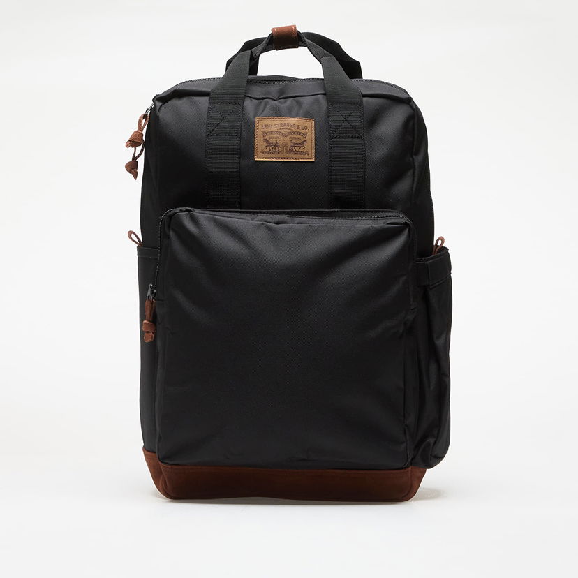 Rygsæk Levi's L-Pack Large Elevation Backpack Black Sort | D7954-0001