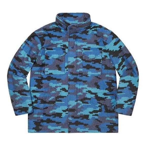Parka Supreme Logo Camo M-65 Jacket Blå | SUP-SS21-521, 0