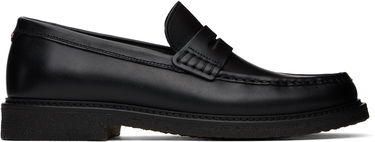 Sneakers og sko BOSS BOSS Polished-Leather Loafers Sort | 50536230, 0