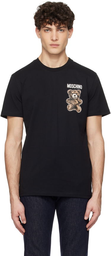 T-shirt Moschino Moschino Teddy Bear Graphic T-Shirt Sort | 251ZZV071102411555, 0