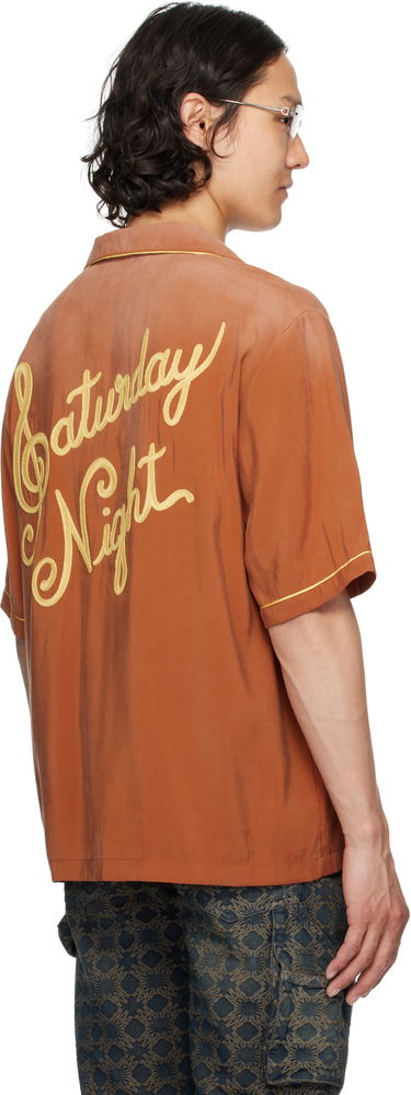 Skjorte AMIRI Amiri 'Saturday Night' Camp Shirt Orange | AMSTCA1118, 2