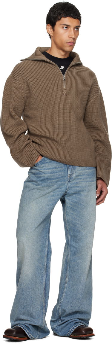 Jeans Courrèges Courrèges Hammer Baggy Jeans Blå | VESDPA241DE0041, 3