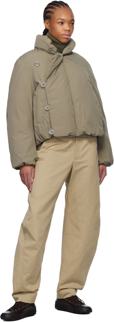 Puffer jakke LEMAIRE Lemaire Short Puffer Jacket Grøn | OW1084 LF1156, 3