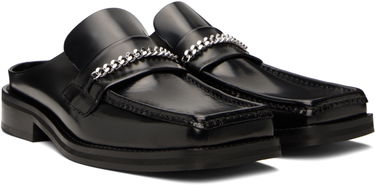Sneakers og sko Martine Rose Martine Rose Square Toe Chain Mules Sort | 1025LP11001M, 3