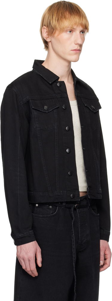 Jakke 032C 032c Down To Earth Boxy Denim Jacket Sort | S25-URD-1921-050, 1