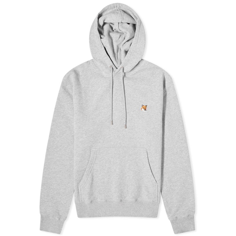 Sweatshirt MAISON KITSUNÉ Patch Regular Hoodie Grå | LM00702KM0001-H120