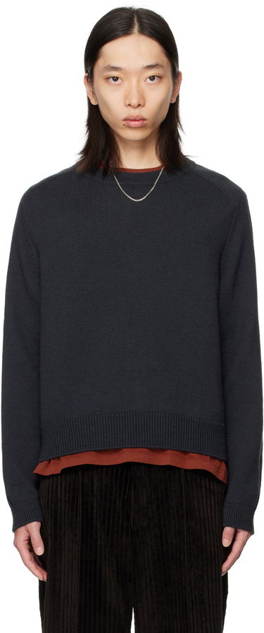 Sweater OUR LEGACY OUR LEGACY True Roundneck Sweater Mørkeblå | M4253TO, 0