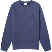 Sweater MAISON KITSUNÉ Patch Comfort Crew Sweat Mørkeblå | MM00316KM0307-P476, 1