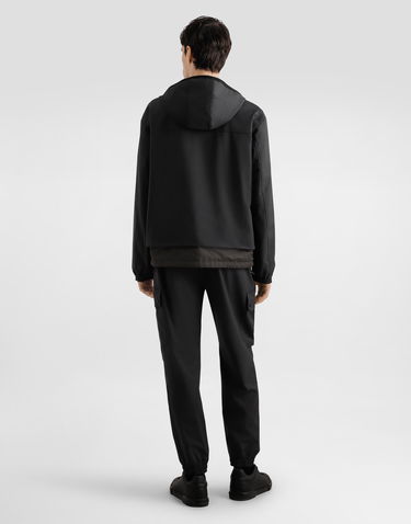 Jakke Dolce & Gabbana Dolce & Gabbana Wool Canvas Hooded Jacket Sort | G9BSQTFURK8N0542, 2