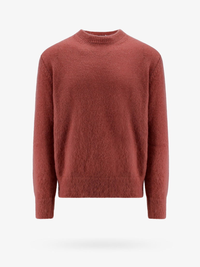 Sweater Off-White Crewneck Sweater Rød | OMHE170F23KNI0012761