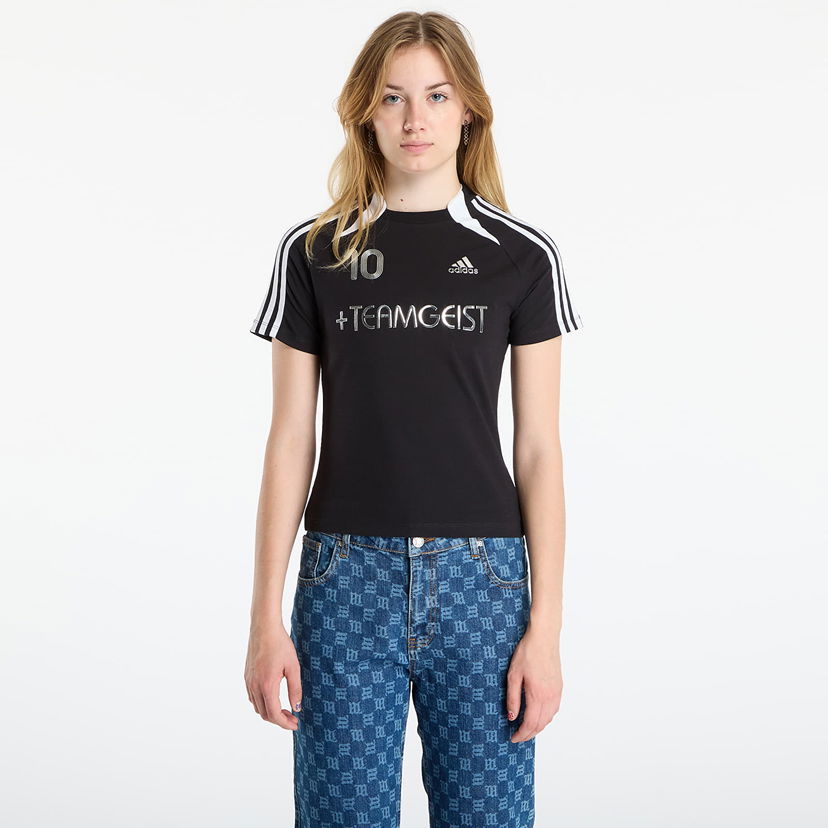 T-shirt adidas Originals Adilenium Season 4 Teamgeist Slim T-Shirt Sort | KE9812