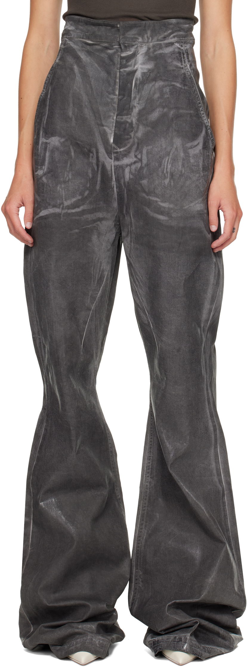 Jeans Rick Owens Rick Owens DRKSHDW Concordians Dirt Bolan Jeans Grå | DS02E7312 SCF