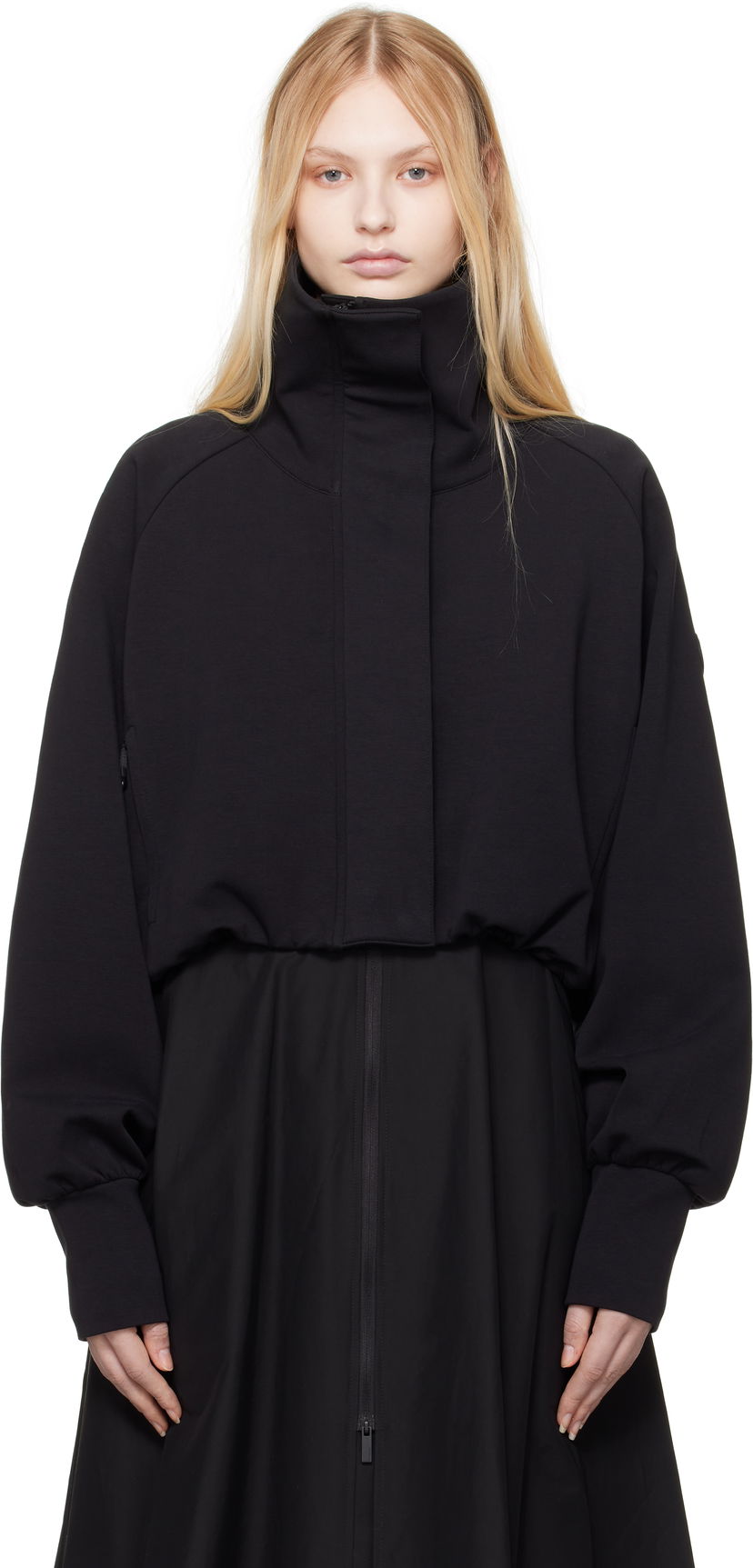 Kjole Moncler Moncler Zip Up Jacket Sort | K10938G0000889AMJ