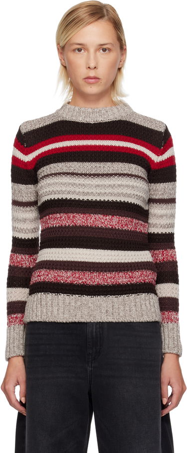 Sweater Max Mara Ilde Striped Knit Crewneck Sweater Flerfarvet | 2525366232600, 0