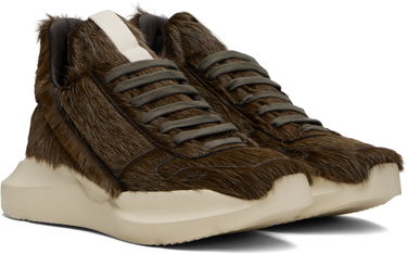 Sneakers og sko Rick Owens Rick Owens Concordians Geth Runner Brun | RR02E1814 LHLC, 3