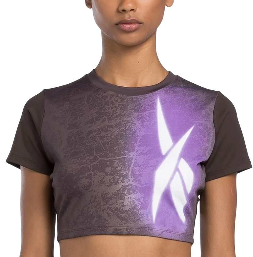 Crop top Reebok Lux Bold Cropped T-Shirt Lilla | 100205572