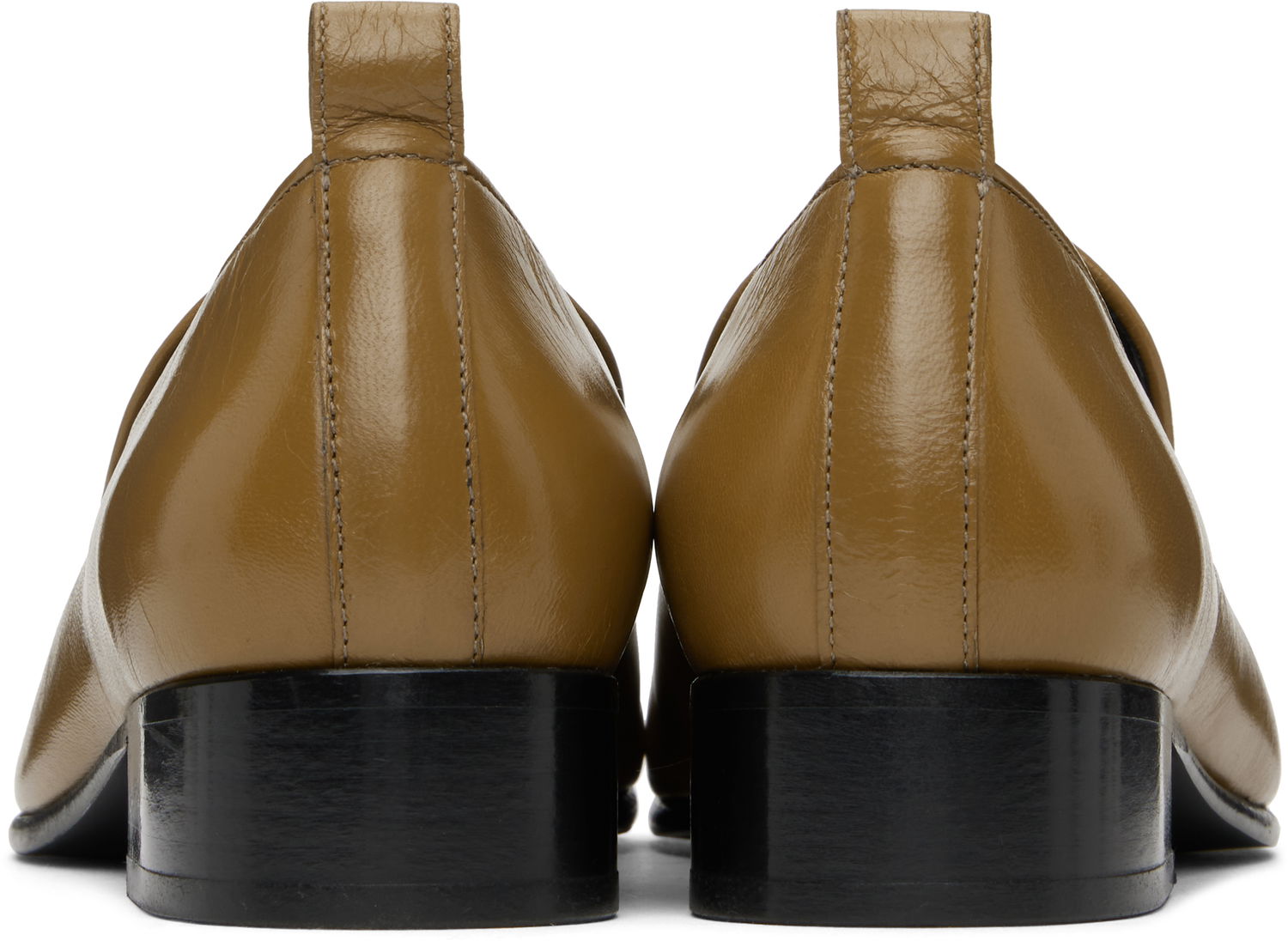 Skopleje BY FAR BY FAR Alfred Leather Loafers Brun | MWFFC023LL002BR044PL, 1