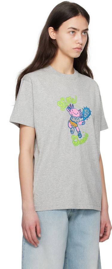 T-shirt Dime Dime Axolotl Graphic T-Shirt Grå | DIME2SP2551GRY, 1