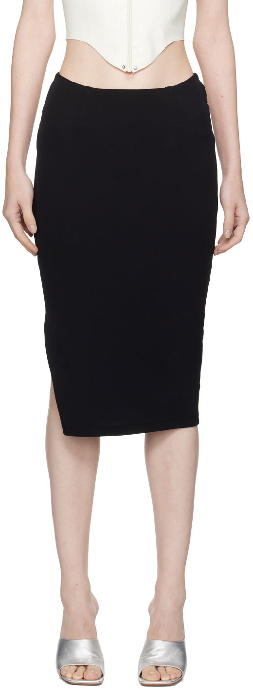 Nederdel Miaou Miaou Verona Midi Skirt Sort | 4027VC2BLK