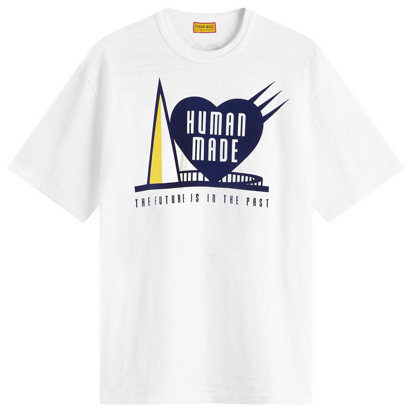 T-shirt Human Made The Future is in the Past Graphic T-Shirt, Size Large Hvid | HM29TE025-WHT