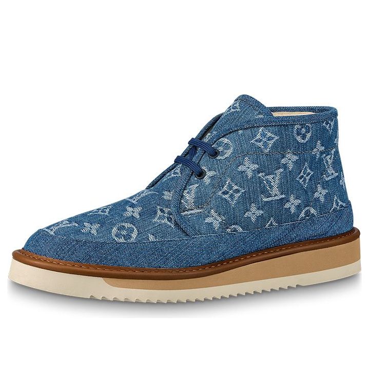 Sneakers og sko Louis Vuitton Nigo Cosy Ankle Boots Blå | 1A81GM