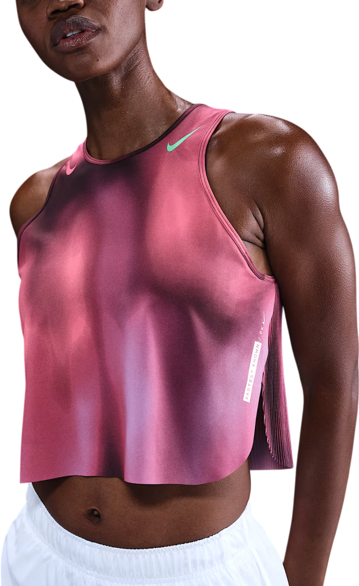 Crop top Nike AeroSwift Faith Kipyegon Crop Top Lyserød | if1627-532