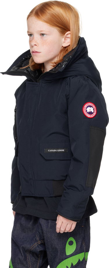 Bomberjakke Canada Goose Chilliwack Down Bomber Jacket Mørkeblå | 4555Y, 3