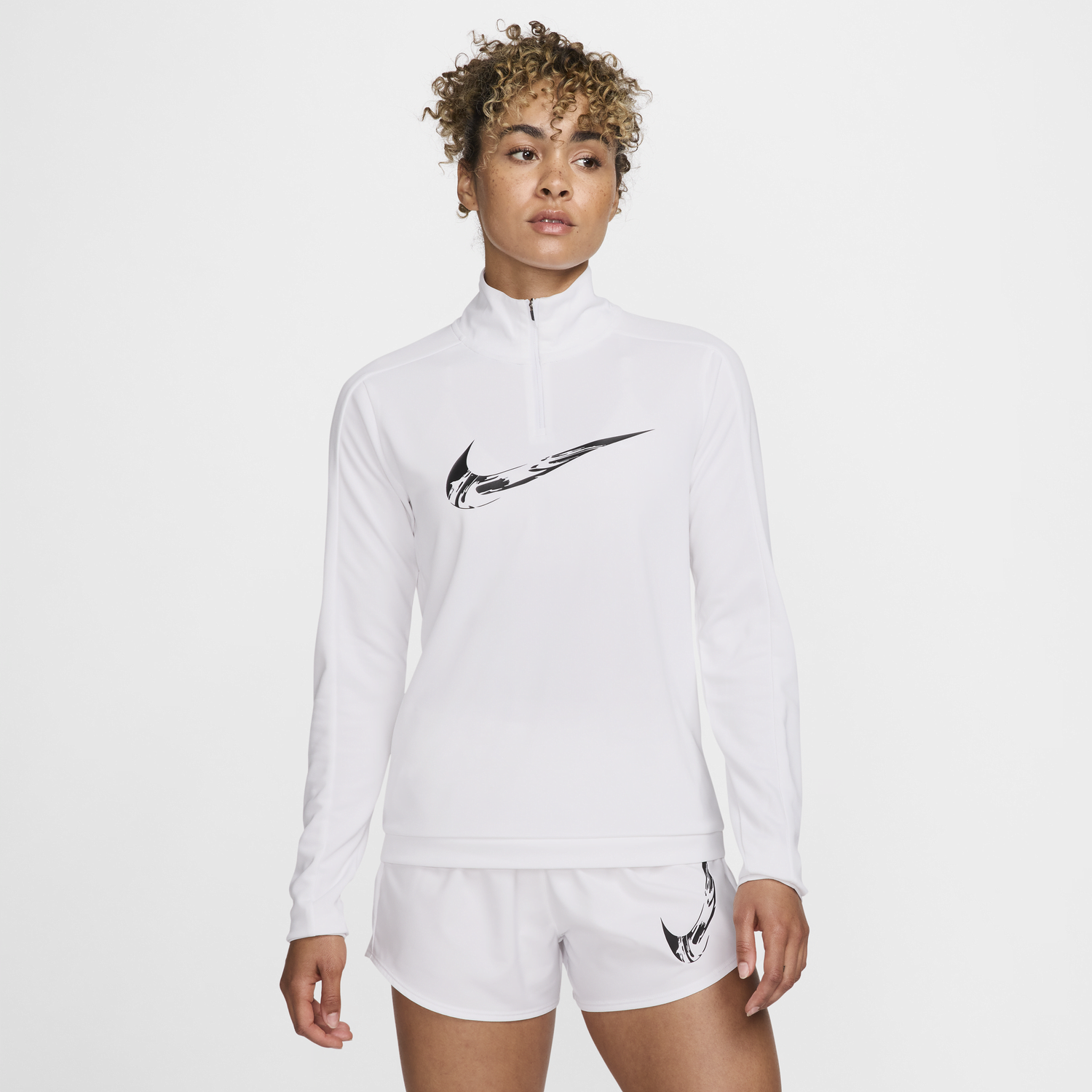 Sweatshirt Nike Swoosh Dri-FIT Hvid | FV6387-100, 1
