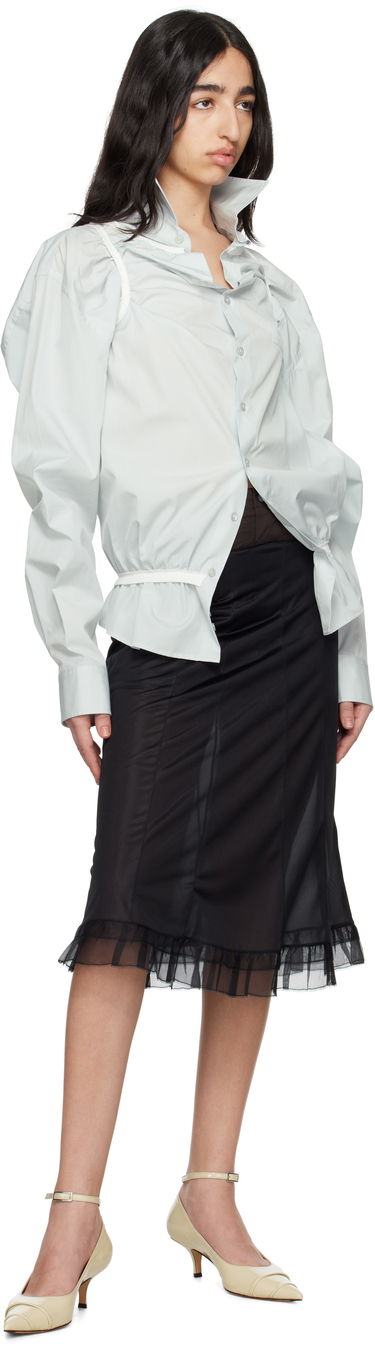 Skjorte Maison Margiela Maison Margiela Piping Shirt Grå | S51DT0019 M35397, 3