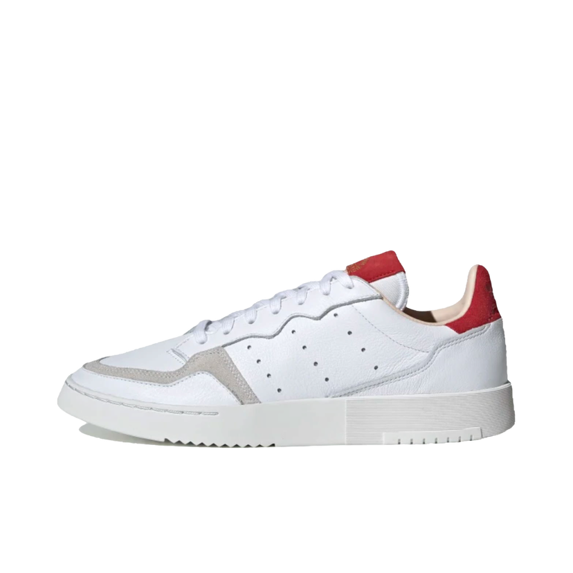 Sneakers og sko adidas Originals Supercourt Cloud White Scarlet Hvid | EF9181