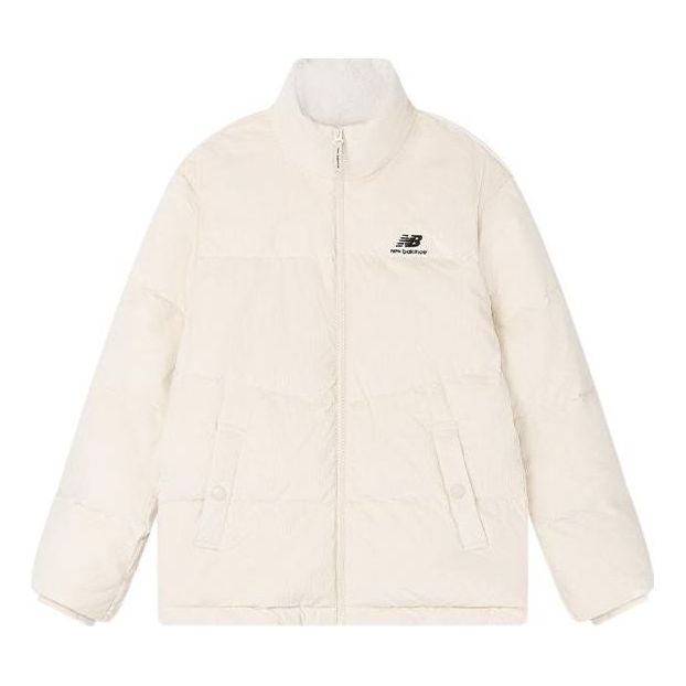Bomberjakke New Balance Warm Down Jacket Beige | 5PC44393-IV